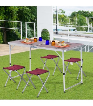 Conjunto de Mesa y Sillas de Jardín