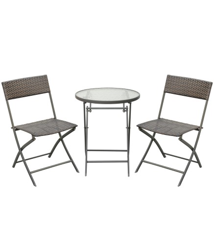 Conjunto de Mesa y 2 Sillas