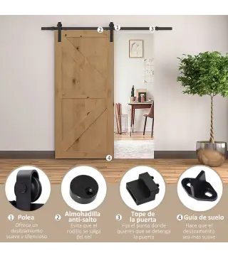 Kit de Accesorios para Puerta Corredera