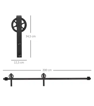 Kit de Accesorios para Puerta Corredera