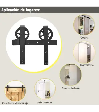 Kit de Accesorios para Puerta Corredera