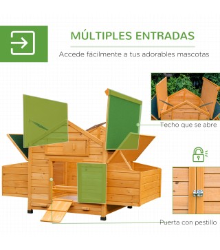 Gallinero de Madera Exterior