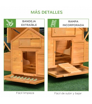 Gallinero de Madera Exterior