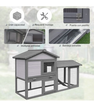 Conejera de Madera