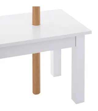 Perchero de Pie con Banco