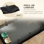 Valla Metálica para Mascotas de 12 Paneles DIY Alfombrilla Impermeable Parque para Cobayas Erizos 120x60x40 cm Negro