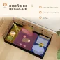 Valla Metálica para Mascotas de 12 Paneles DIY Alfombrilla Impermeable Parque para Cobayas Erizos 120x60x40 cm Negro