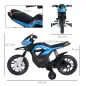 Moto Eléctrica Infantil Moto de Juguete Niños +3 Años Batería 6V con Luces y Música 105x52,3x62,3cm Azul