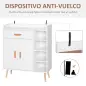 Aparador Buffet Armario Gabinete Consola Mueble Multiusos de Comedor Salón Baño Pasillo 80x29.5x96cm