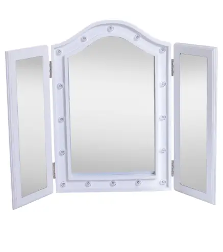 Espejo de Maquillaje con Luz LED