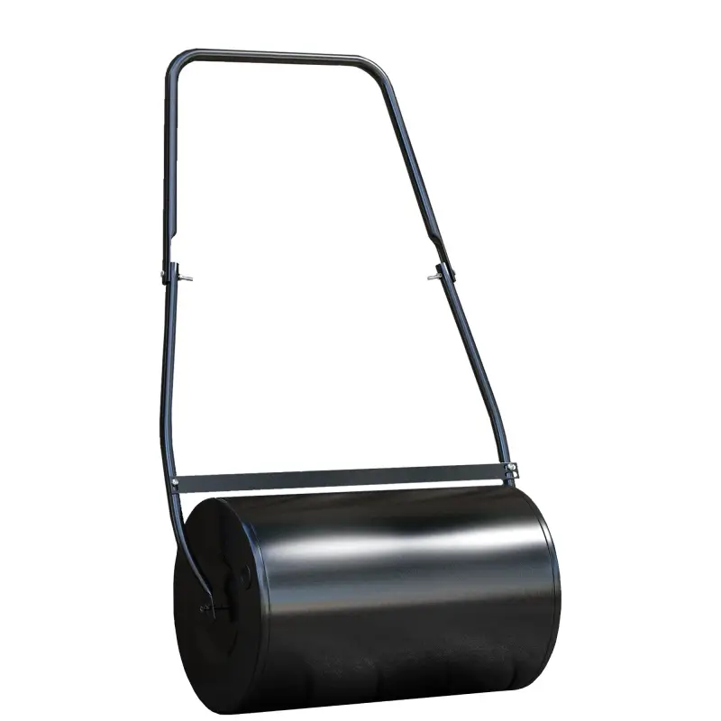 Rodillo de Césped de Jardín Apisonadora de Césped de Acero 38L Llena de Agua o Arena Medida de Rodillo Φ50x32cm Asa Desmontable Rodillo de Césped de Jardín Apisonadora de Césped de Acero 38L Llena de Agua o Arena Medida de Rodillo Φ50x32cm Asa Desmontable