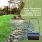 Rodillo de Césped de Jardín Apisonadora de Césped de Acero 38L Llena de Agua o Arena Medida de Rodillo Φ50x32cm Asa Desmontable Rodillo de Césped de Jardín Apisonadora de Césped de Acero 38L Llena de Agua o Arena Medida de Rodillo Φ50x32cm Asa Desmontable