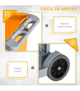 Carro de Limpieza con Bolsa