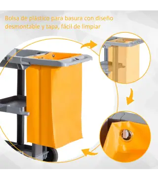 Carro de Limpieza con Bolsa