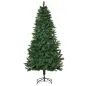 Árbol de Navidad Artificial 180 cm Ignífugo con 724 Ramas con 2 Tipos de Puntas de PVC Base Plegable y Soporte de Acero