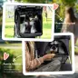Carrito para Perros con Toldo Ajustable Cesta de Almacenaje y Ruedas con Freno Tela Oxford 77x45x99,5 cm Negro Carrito para Perros con Toldo Ajustable Cesta de Almacenaje y Ruedas con Freno Tela Oxford 77x45x99,5 cm Negro