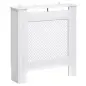 Cubre Radiadores, 78x19x82 cm, Cubierta para Radiador Moderna de MDF, con Estante Superior y Listones, para Salón, Dormitorio, P