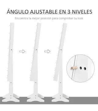 Joyero de Pie con Espejo