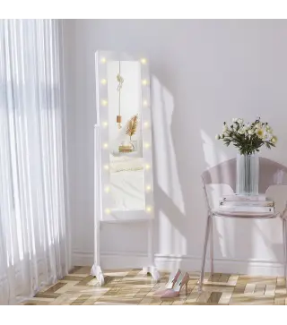 Joyero de Pie con Espejo