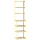 Estantería baño en bambú de 7 niveles para cocina baño sala 44x33x180 cm Madera Natural