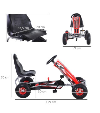 Go-Kart a Pedales para Niño