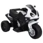 Moto Eléctrica para Niños de 18-36 Meses con Licencia BMW S1000RR con Velocidad 2,5 km/h Carga 20 kg 66x37x44 cm Negro