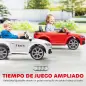 Coche Eléctrico para Niños de 3+ Años Audi TT Eléctrico 12V con Velocidad 3 km/h Mando a Distancia 102x60x44 cm Blanco