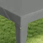 Carpa Desmontable de Jardín 3x3 m Gazebo Cenador para Exteriores con 4 Orificios de Drenaje y Tubo de Acero Gris