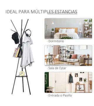 Perchero de Pie Metálico