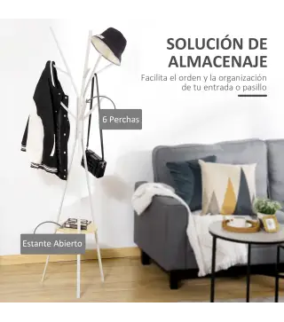 Perchero de Pie Metálico