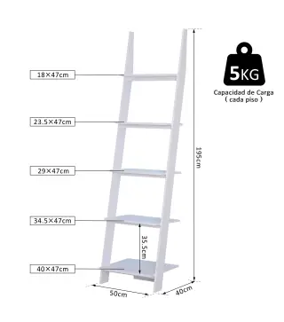 Estantería de Escalera