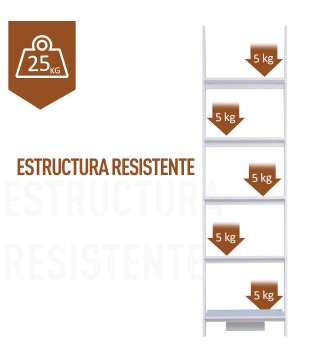 Estantería de Escalera