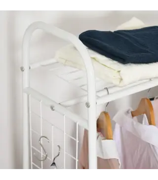 Perchero Metálico con Ruedas