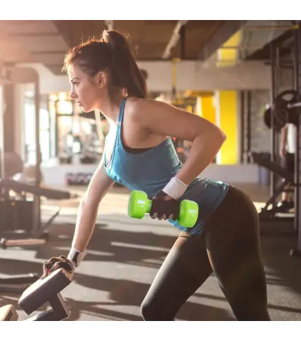 Juego de Mancuernas de 8 Piezas, Total 10 kg, 2x0,5 kg, 2x1 kg, 2x1,5 kg, 2x2 kg, Mancuernas Poligonales Antideslizantes y Estuc