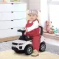 Quad Correpasillos Niño 1-3 Años Coche sin Pedales para Bebé Juguete Andador Estilo Carrera con Orador Volante Compartimiento Oc