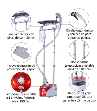 Cepillo de Vapor