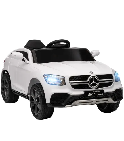 Coche Electrico para Ninos Mercedes-Benz GLC Coupe 12V Mando a Distancia 2,4 G Motor Doble MP3 Blanco