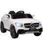 Coche Electrico para Ninos Mercedes-Benz GLC Coupe 12V Mando a Distancia 2,4 G Motor Doble MP3 Blanco