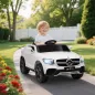 Coche Electrico para Ninos Mercedes-Benz GLC Coupe 12V Mando a Distancia 2,4 G Motor Doble MP3 Blanco