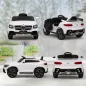 Coche Electrico para Ninos Mercedes-Benz GLC Coupe 12V Mando a Distancia 2,4 G Motor Doble MP3 Blanco