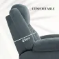 Sillón Relax Reclinable Eléctrico Levanta Personas con Puerto USB Control Remoto Asiento Ancho Reposapiés Gris Sillón Relax Reclinable Eléctrico Levanta Personas con Puerto USB Control Remoto Asiento Ancho Reposapiés Gris