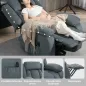 Sillón Relax Reclinable Eléctrico Levanta Personas con Puerto USB Control Remoto Asiento Ancho Reposapiés Gris Sillón Relax Reclinable Eléctrico Levanta Personas con Puerto USB Control Remoto Asiento Ancho Reposapiés Gris