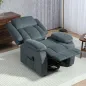 Sillón Relax Reclinable Eléctrico Levanta Personas con Puerto USB Control Remoto Asiento Ancho Reposapiés Gris Sillón Relax Reclinable Eléctrico Levanta Personas con Puerto USB Control Remoto Asiento Ancho Reposapiés Gris