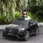 Coche Eléctrico para Niño +3 Años con Licencia de Mercedes 12V con Mando a Distancia Música y Luces Negro