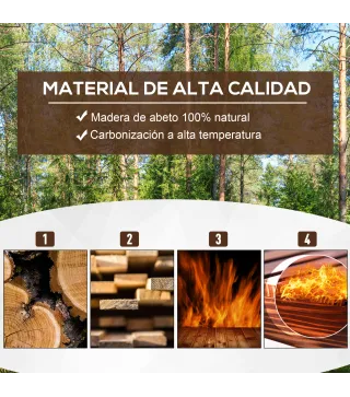 Jardinera Rectangular Arriate de Jardín con 4 Patas para Cultivos Verduras Flores en Jardín Balcón 70x35x30 cm Natural