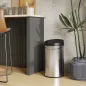 Cubo de Basura Cocina Automático 30 L Sensor Infrarrojo Cierre Automático Antihuellas Acero Inoxidable Plata