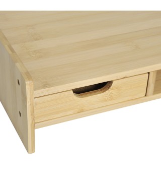 Monitor Soporte de Bambú