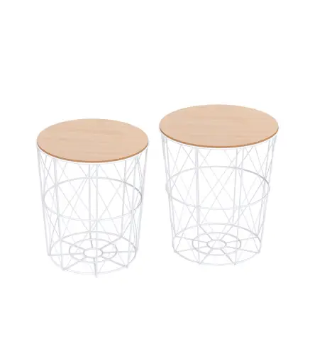 Juego de 2 Mesita de Café