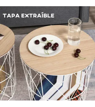 Juego de 2 Mesita de Café