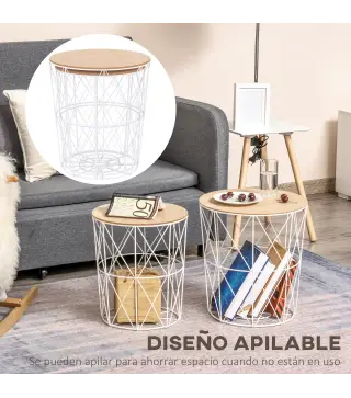 Juego de 2 Mesita de Café